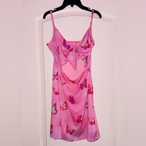 Sugar Thrillz Butterfly Mini Dress - Picture 2 of 5